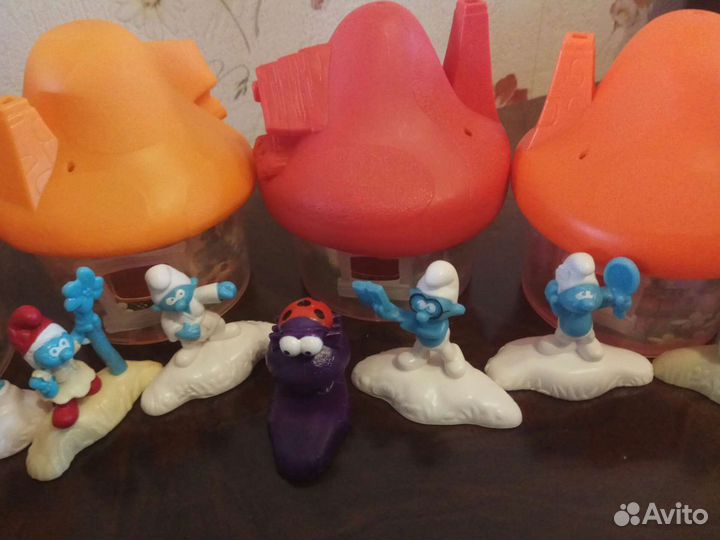 Игрушки Смурфики из Макдональдс