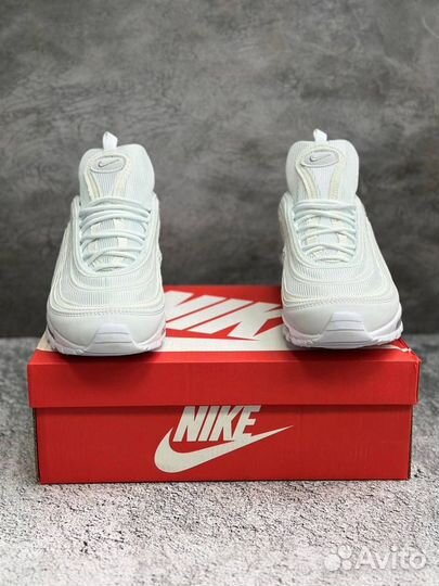 Nike Air Max 97 Triple White Reflective Кроссовки