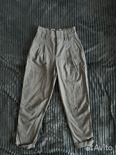 Брюки серые bershka