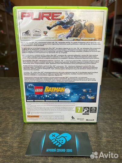 Pure + lego Batman. Лицензия Xbox360 Xbox 360 x360