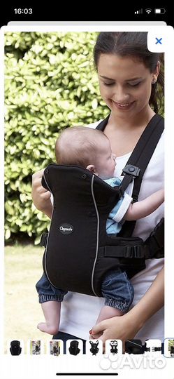 Рюкзак переноска кенгуру Clippasafe Carramio