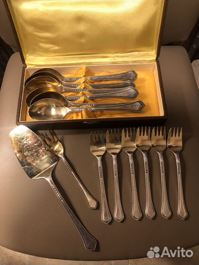 Приборы столовые мельхиоровые. Таллин
