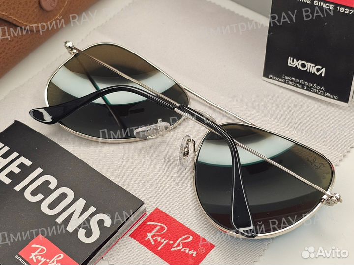 Очки Ray Ban Aviator Blue Mirror Стекло