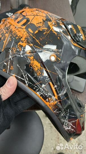 Мотошлем кроссовый бу