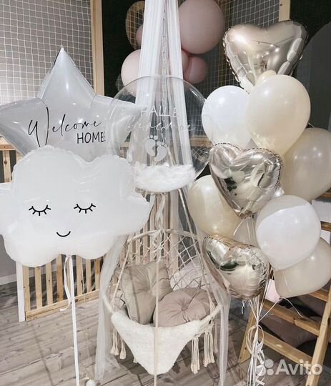 Воздушные Шары на Выписку,Роддома в Медведково