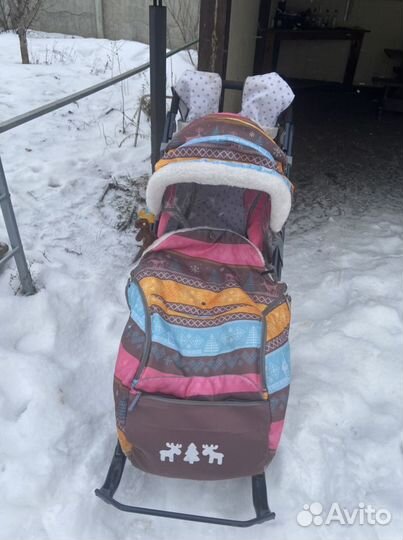 Санки коляска ника 7 8