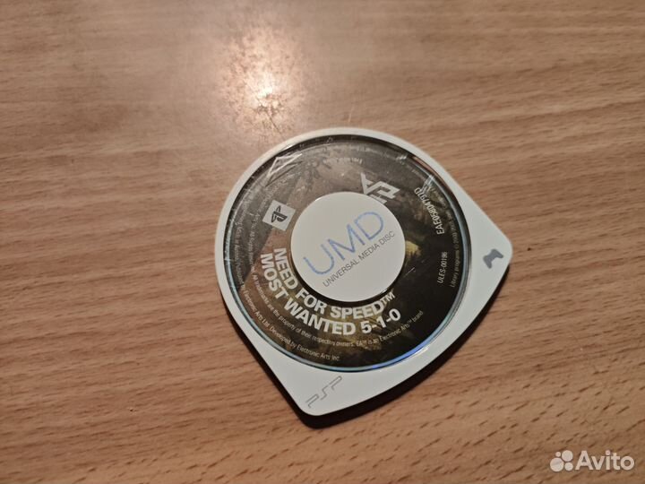 UMD Диск: NFS Most Wanted 5-1-0 (PSP)