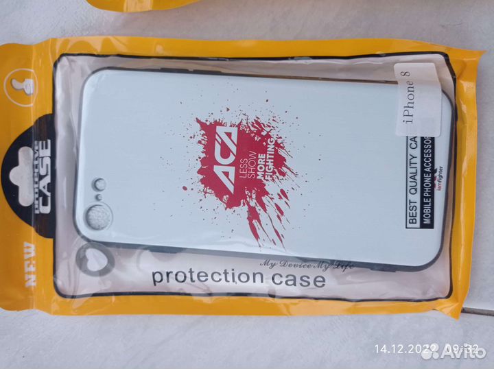 Чехол силиконовый для iPhone матовый ACA и ACB