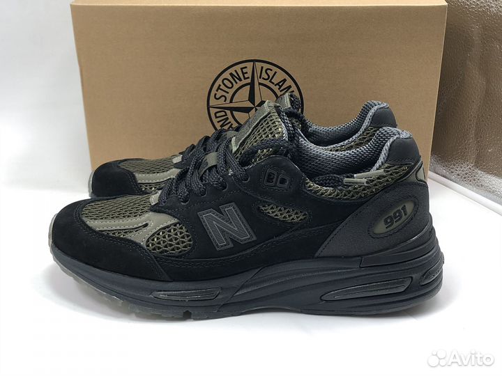 New Balance 991 x Stone Island Black