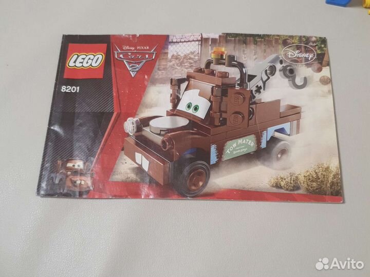 Lego машинки из мультфильма Тачки