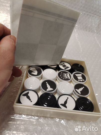 Шашки и шахматы, СССР, пластик, 1980-е гг