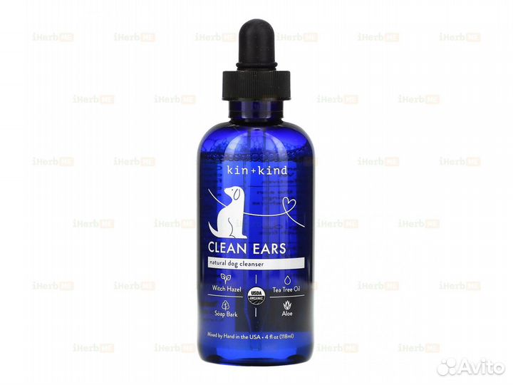 Clean Ears, натуральное очищающее средство для уше