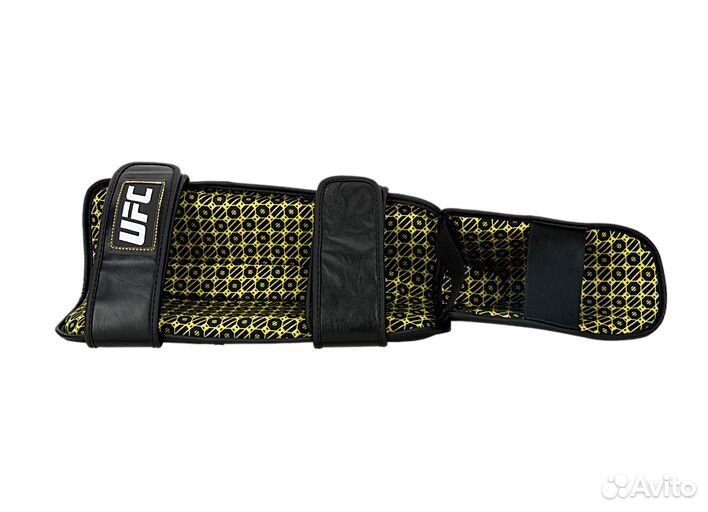 Черная - L/XL) Защита голени на липучках