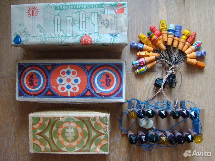 Елочные гирлянды СССР