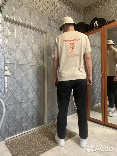 Футболка оверсайз мужская Flowwow флау вау новая