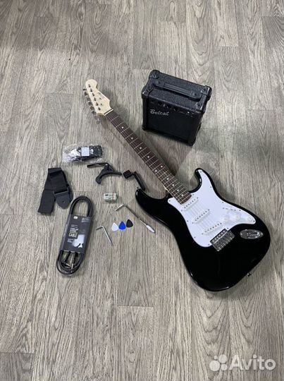 Электрогитара с комбиком (комплект)