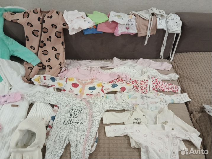 Одежда для новорожденных пакетом 62 68