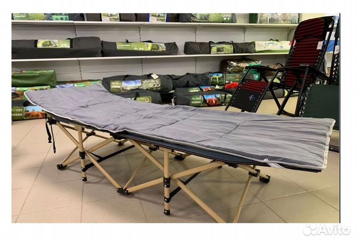 Раскладушка до 200кг - 2 шт