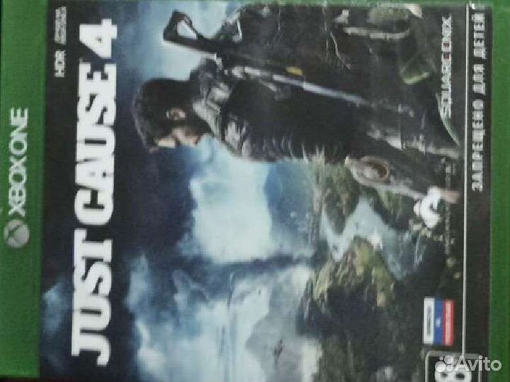 Xbox ONE диск just cause