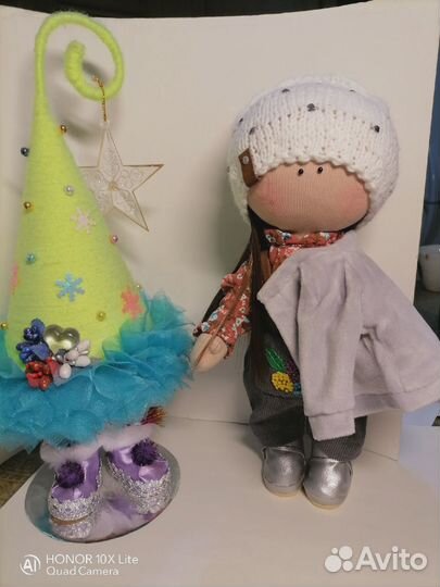 Интерьерная кукла ручной работы