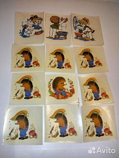 Переводные картинки СССР