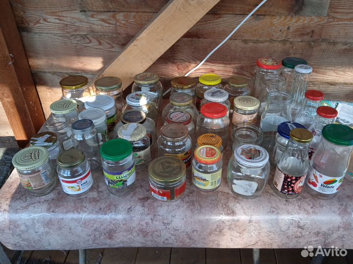 Банки стеклянные разные
