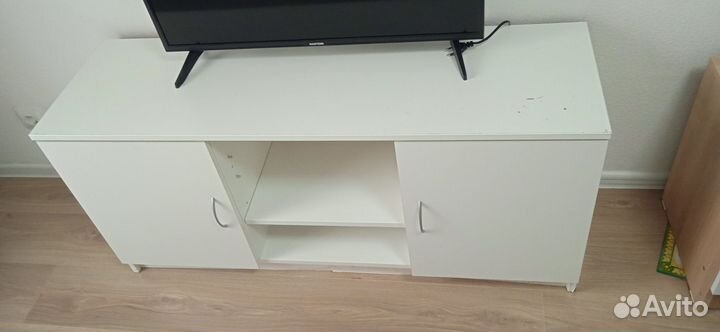 Тумба под телевизор белая бу