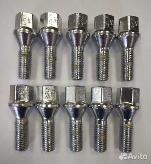 Колесные болты 12х1,5 25/26 ключ 17
