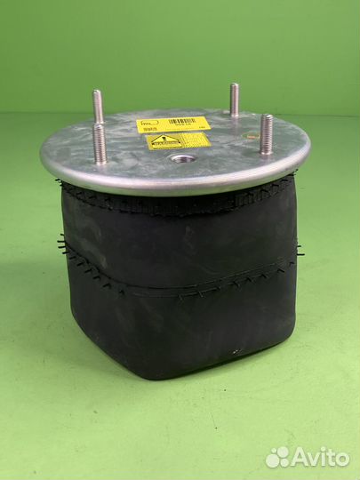 810 пневмоподушка без стакана 4шп.M12. 1отв.штуц.M