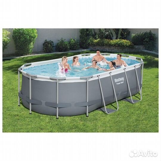 Бассейн каркасный Bestway Power Steel