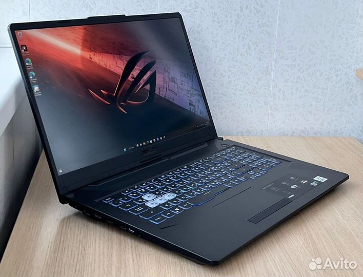 Asus TUF gaming 17.3 120гц. Core i5 / 1650Ti / 512