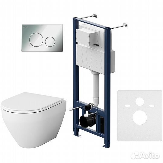 Комплект унитаза с инсталляцией AM.PM Spirit V2.0