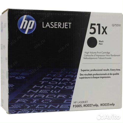 Картридж HP Laserjet 51X (Q7551X)