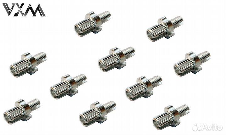 Натяжитель троса тормоза алюминиевый под резьбу M1