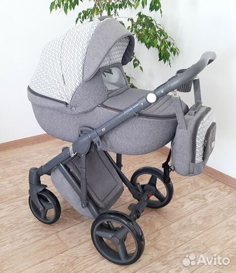 Коляска Adamex Luciano deluxe 3в1