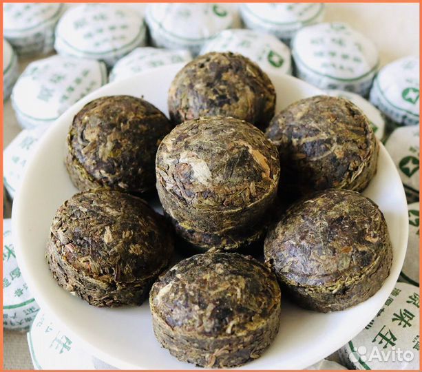 Китайский Зеленый Чай, Шен Пуэр, Мини Точа, 6 гр