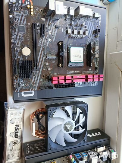 Комплект Ryzen 5 5600 16 32Gb Озу 3200 Новый