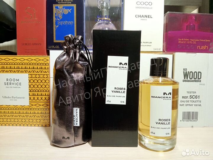 Mancera roses vanille 120ml edp lot*M885