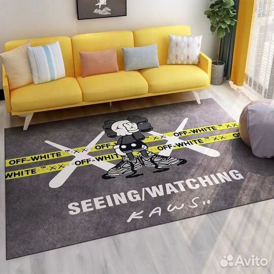 Коврик кавс kaws bearbrick