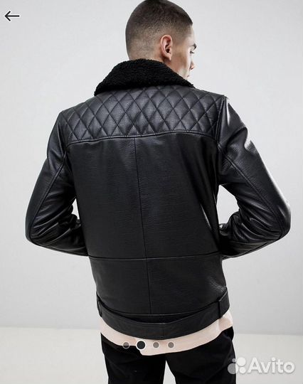 Кожаная куртка косуха мужская