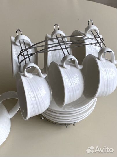 Фарфоровый чайный сервиз SAM&squito, новый