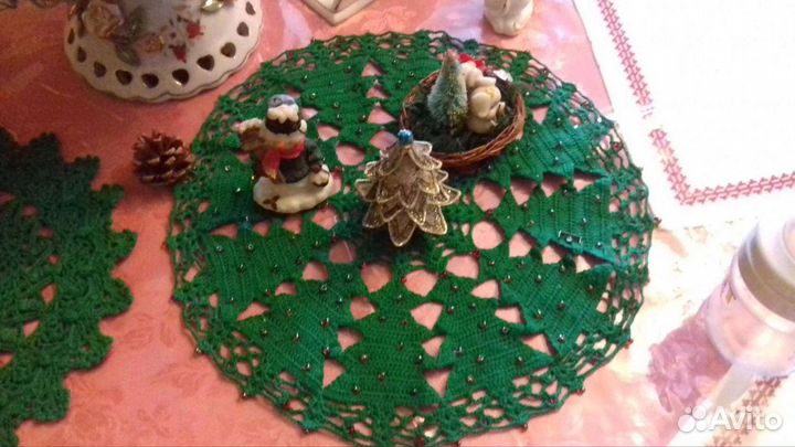Салфетка вязаная