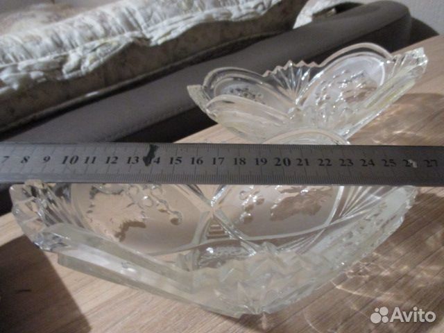 Салатница хрустальная СССР