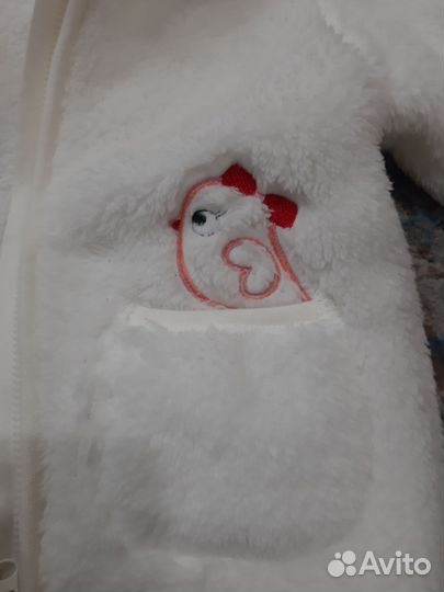 Плюшевая кофта детская