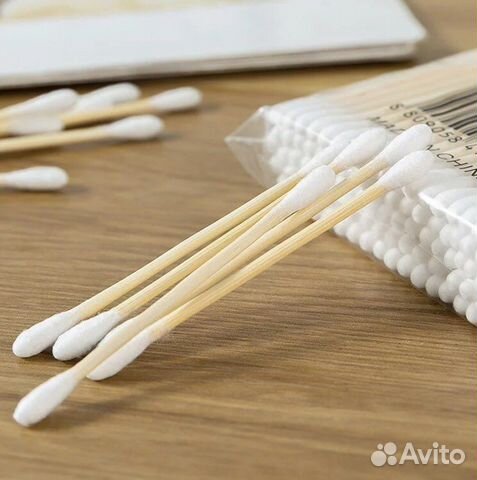 Ватные палочки бамбуковые эко