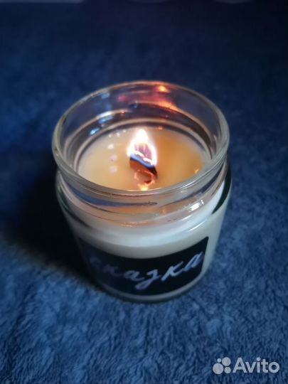 Ароматическая свеча ручной работы