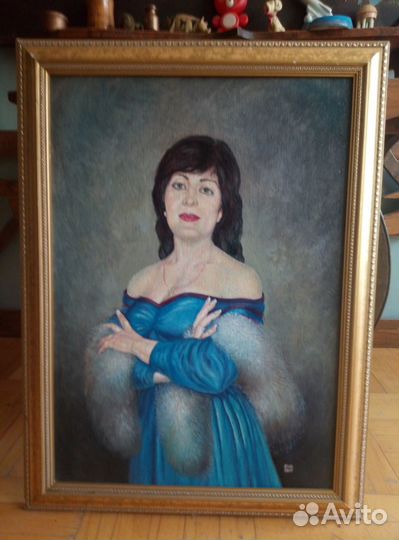 Картина маслом на холсте портрет