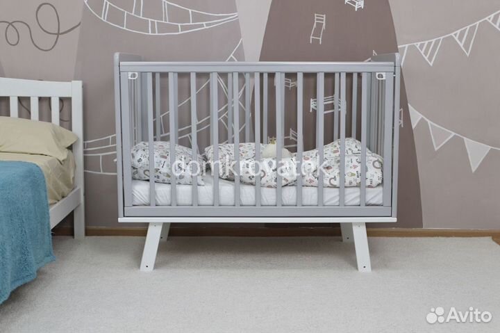 Кроватка для новорожденных приставная