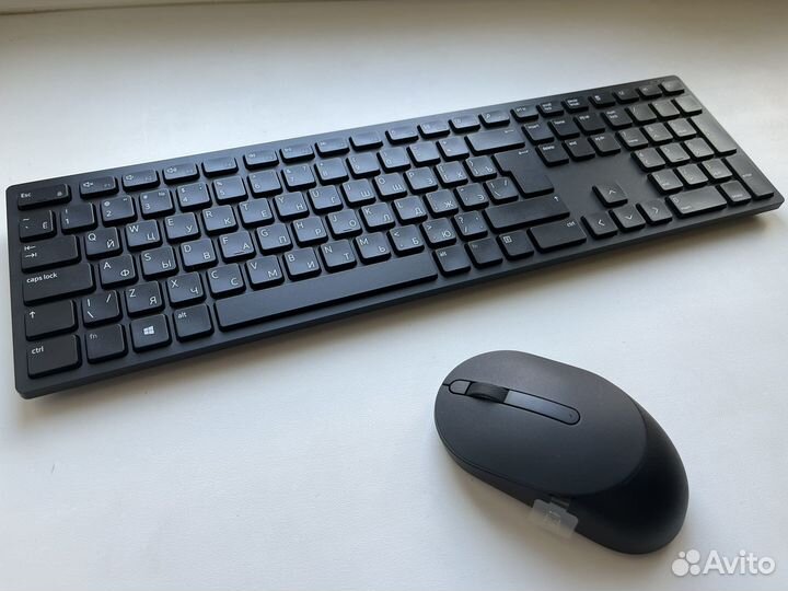 Клавиатура и Мышь Dell KM5221w pro wireless black