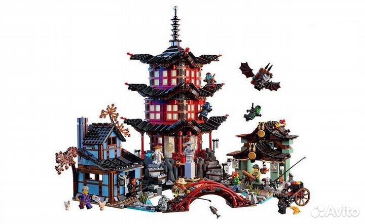 Храм Аэроджитцу аналог Lego Ninjago 70751